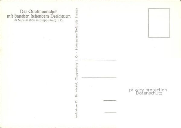 Cloppenburg Quatmannshof mit Dreschturm – Bild 2