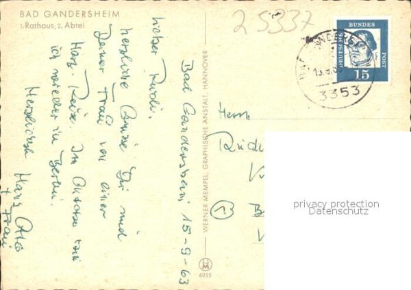 Bad Gandersheim Rathaus Abtei – Bild 2