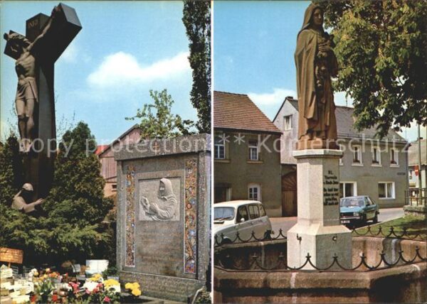 Konnersreuth Oberpfalz Grab der Therese NeumannTheresienbrunne
