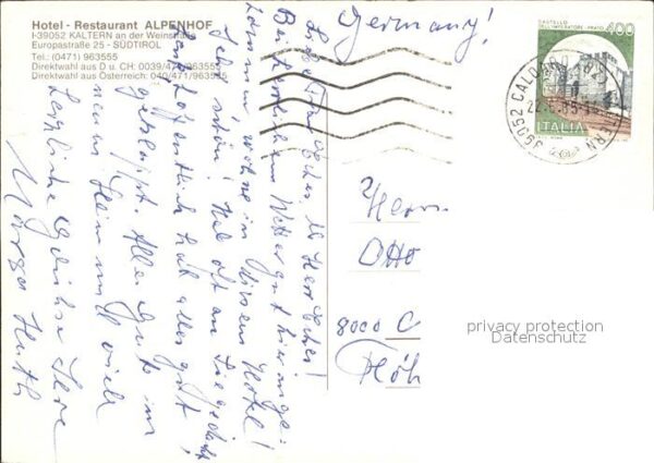Kaltern Weinstrasse Tirol HotelRestaurant Alpenhof – Bild 2