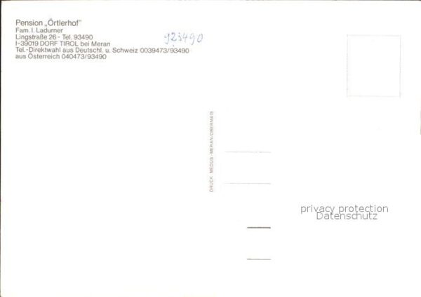 Tirol Region Pension Örtlerhof Dorf Tirol – Bild 2
