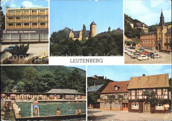 Leutenberg Thueringen RathausSchwimmbad,Erholungsheim,hauptst