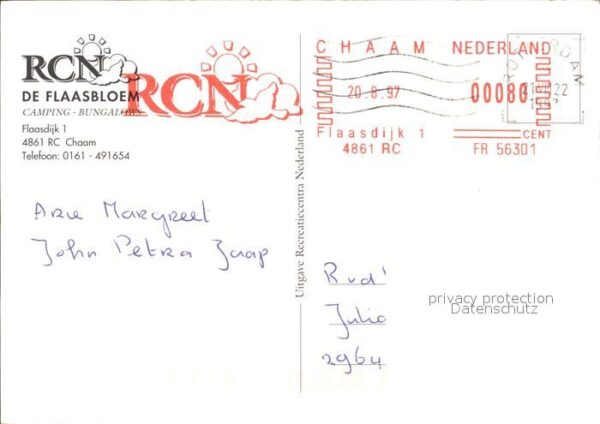 Chaam RCN De Flaasbloem Camping – Bild 2