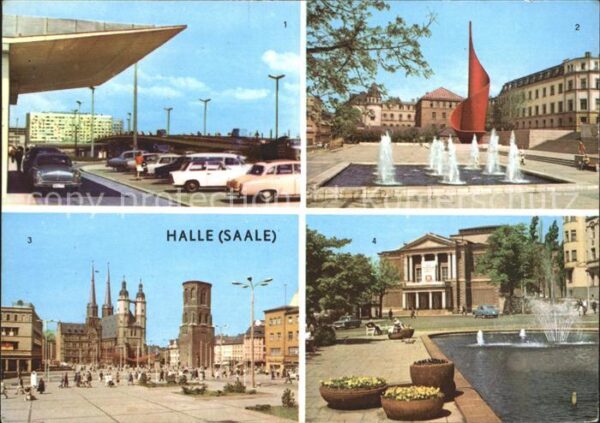 Halle Saale HochstrasseTheater,Markt