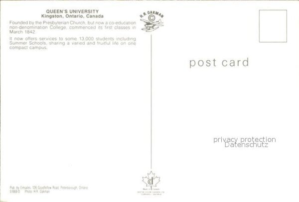 Ontario Canada Queens University Kingston – Bild 2