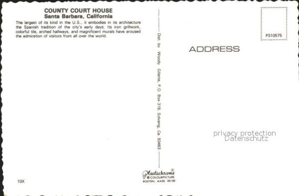 Santa Barbara California County Court House – Bild 2