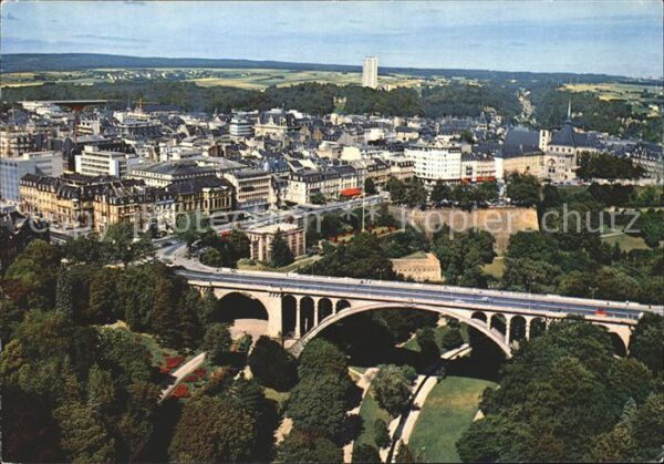 LUXEMBOURG  Luxemburg Vue aerienne  Pont Adolphe Bd. Roosevel