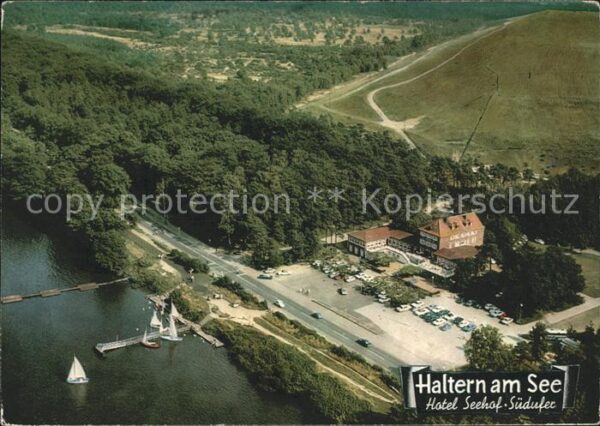 Haltern See Hotel Seehof-Südufer Fliegeraufnahme