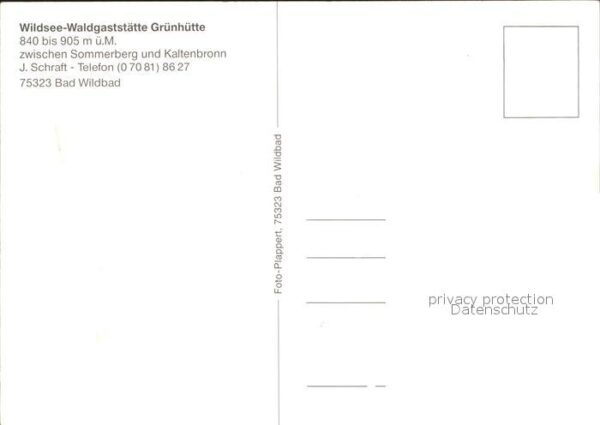 Bad Wildbad Wildsee-Waldgaststätte Grünhütte – Bild 2