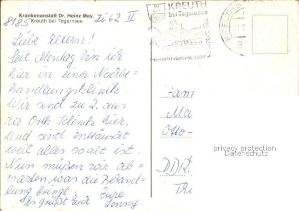 Kreuth Tegernsee Krankenanstalt Dr. Heinz May – Bild 2