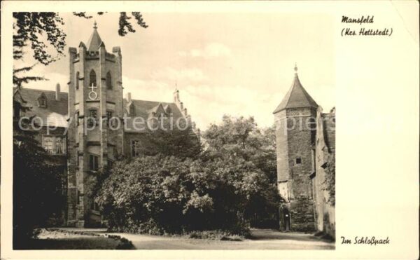 Mansfeld Suedharz Partie im Schlosspark