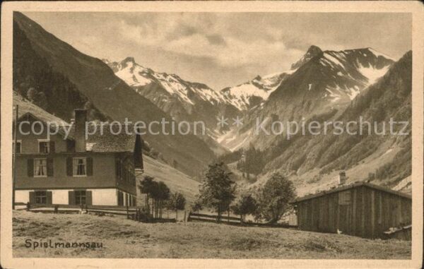 Spielmannsau mit Allgäuer Alpen