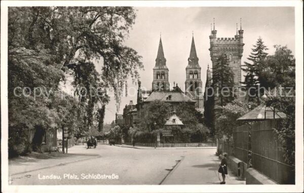 Landau Pfalz Schlossstrasse Schlösschen Marienkirche