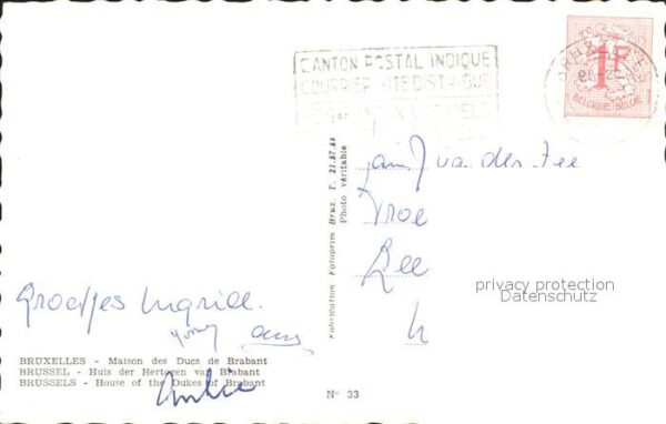 Bruxelles Bruessel Maison des Ducs de Brabant – Bild 2