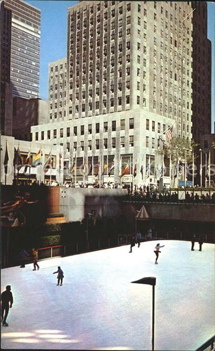 New York City Rockefeller Center Skating Rink