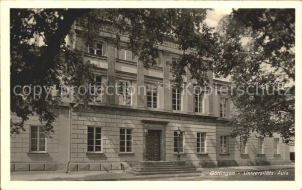 Goettingen Niedersachsen Universität Aula