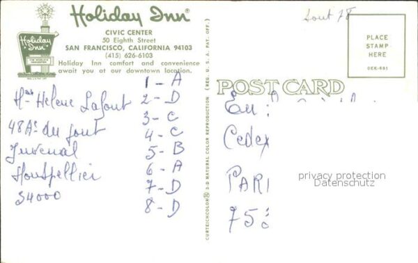San Francisco California Holiday Inn Civic Center – Bild 2