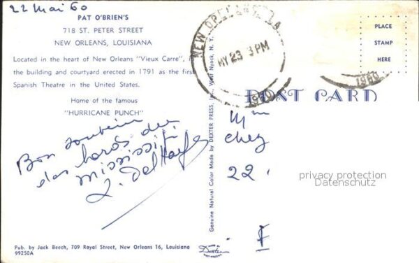 New Orleans Louisiana Pat O Briens – Bild 2