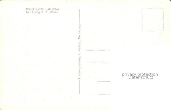 Eining Römer Kastell Abusina Militär Principia – Bild 2