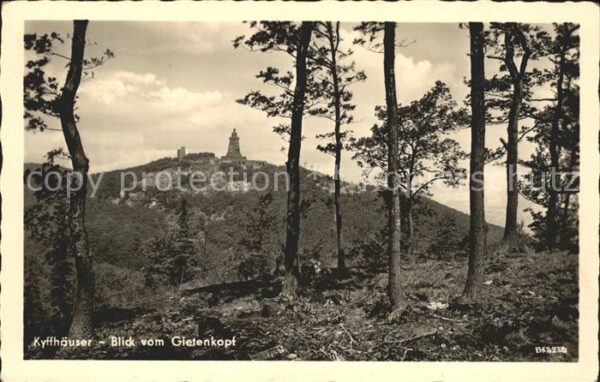 Kyffhaeuserdenkmal Blick vom Gietenkopf