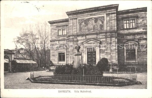 Bayreuth Villa Wahnfried Denkmal Büste