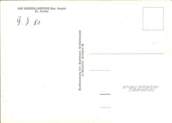 Grossalmerode Evangelische Kirche – Bild 2