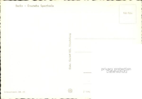 Berlin Deutsche Sporthalle – Bild 2