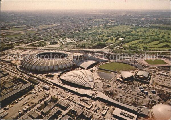 Montreal Quebec Installations Olympiques vue aerienne