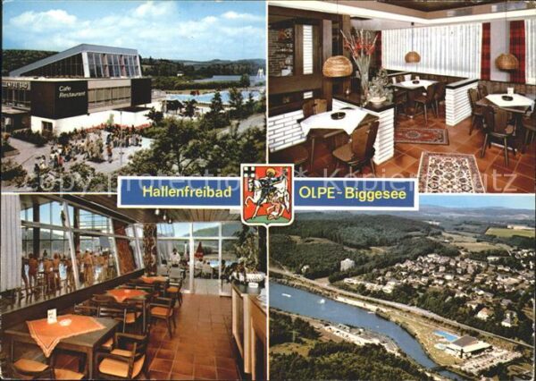 Olpe Biggesee Hallenfreibad Restaurant Fliegeraufnahm