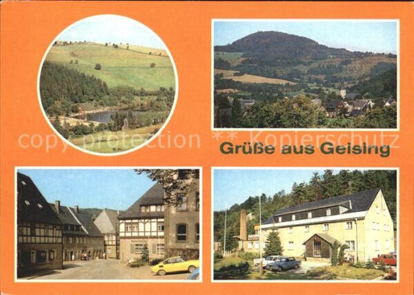 Geising Erzgebirge Stadtbad Hüttenteich Teilansicht Erholu