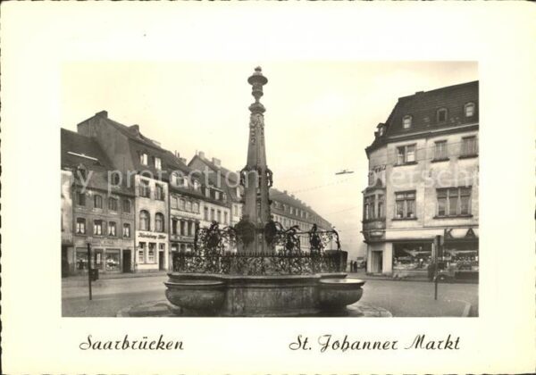 Saarbruecken St Johanner Markt Brunnen