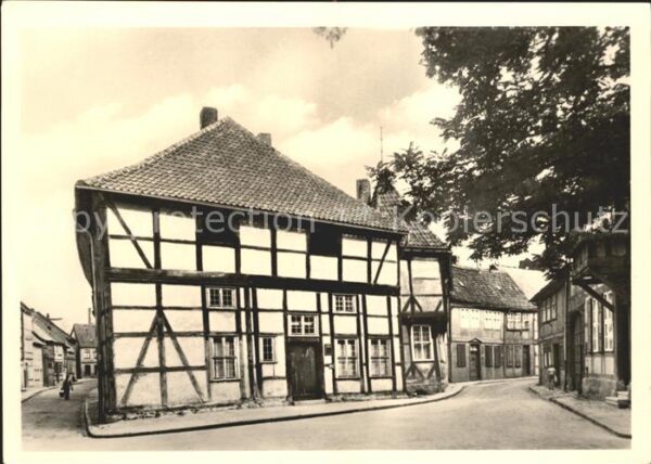 Salzwedel Hochständerhaus Fachwerkbauform 16. Jhd