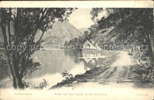Loch Katrine Path by the Loch Erskines Series