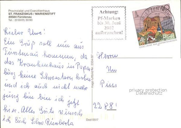 Fuerstenau Osnabrueck Provinzialat Exerzitienhaus St Franzisk – Bild 2