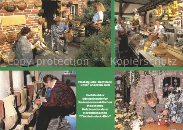 Legden Nostalgische Dorfstrasse Korbflechter E