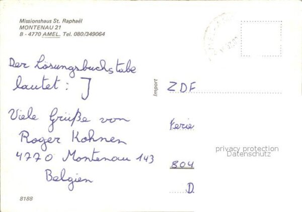Amel Belgien Missionshaus St Raphael Kühe – Bild 2