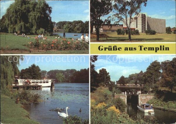 Templin Uferpromenade Ratsteich FDGB Erholungsh