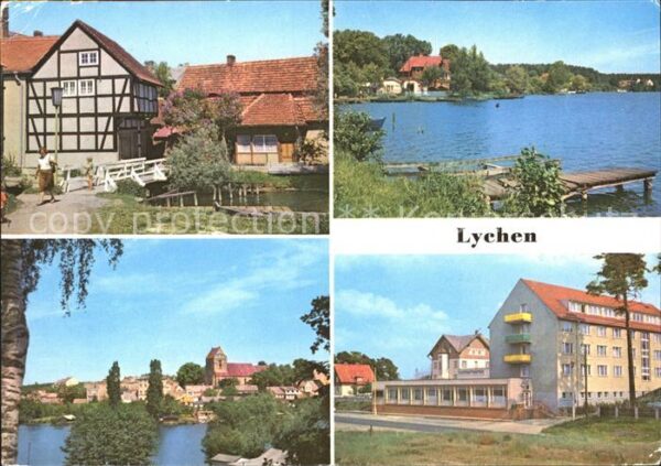 Lychen Oberpfuhlsee Stadtsee FDGB Erholungshei