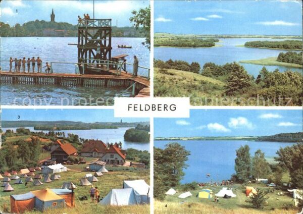 Feldberg Mecklenburg Badeanstalt Hauptmannsberg Hüttenberg Z