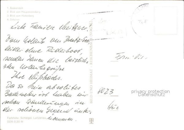 Feldberg Mecklenburg Badeanstalt Hauptmannsberg Hüttenberg Z – Bild 2