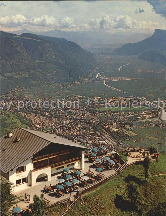 Dorf Tirol Gasthaus Hochmut Alpenpanorama Fliegera