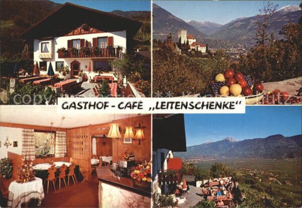 Tscherms Gasthof Cafe Leitenschenke Alpenpanoram