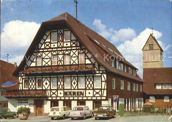 Lossburg Schwarzwald Gasthof Pension Bären Fachw