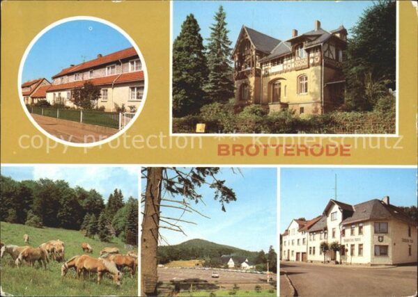 Brotterode Siedlerstrasse Jugendherberge Haflinger