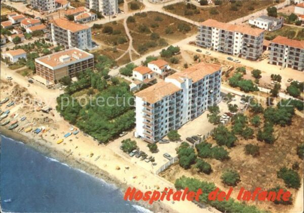 Tarragona Hospitalet del Infante Playa vista aere