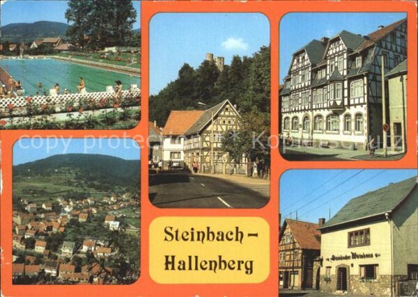 Steinbach-Hallenberg Schwimmbad Hallenburg FDGB Erholungshei