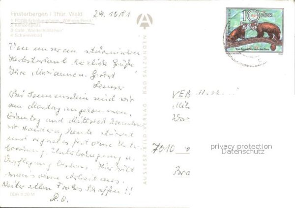 Finsterbergen FDGB Erholungsheim Wilhelm Pieck Konzer – Bild 2