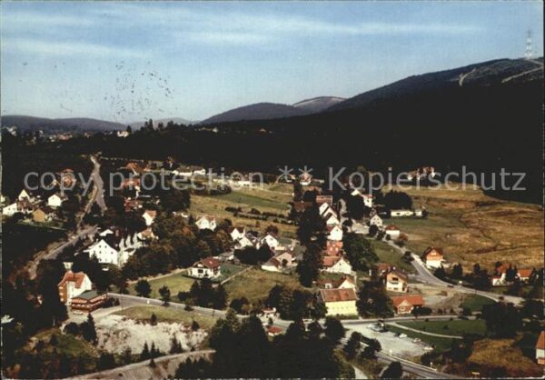 Bockswiese-Hahnenklee Harz Panorama Heilklimatischer Kurort Winter