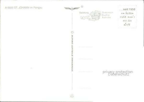 St Johann Pongau Salzburg Fliegeraufnahme – Bild 2