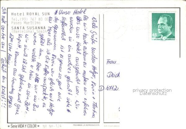 Santa Susanna Hotel Royal Sun Restaurant Strand – Bild 2